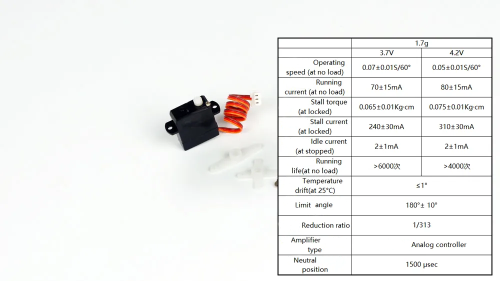 AEORC-3PCS-Micro-Servo-Analog-17g-Mit-RX14-Mini-4CH-Empfaumlnger-Integrierte-5A1S-Buumlrstenregler-f-1995806-3